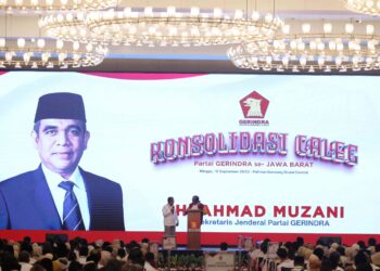 Konsolidasi Caleg Jabar, Sekjen Gerindra Minta Jangan Bertindak Negatif yang Bisa Rugikan Prabowo