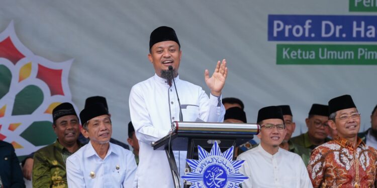 Gubernur Andi Sudirman Hadiri Pencanangan Gedung SDM dan Syawalan Muhammadiyah Sulsel