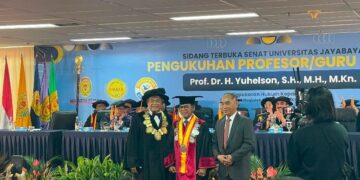 Ketum Peradi Profesional Jadi Ketua Senat Sidang Terbuka Pengukuhan Prof Yuhelson sebagai Guru Besar