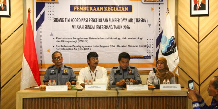 Pemprov Sulsel Perkuat Integrasi Pengelolaan SDA Jeneberang, Sidang TKPSDA Bahas Sistem Informasi dan Kolaborasi Nasional