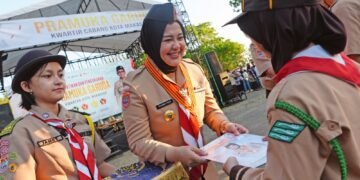 Fatmawati Rusdi Kukuhkan 241 Pramuka Garuda, Tegaskan Komitmen Pembinaan Generasi Berkarakter